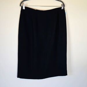 Larry Levine Black Pencil Skirt Size 14